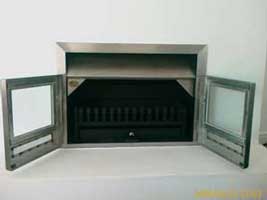 Mildsteel insert with stainless doors